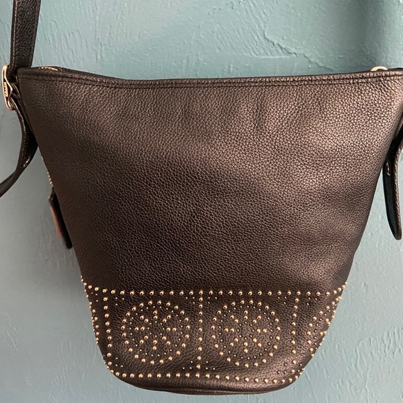 COACH Mini Studs Leather Duffle Shoulder Bag- SOLD - Picture 5 of 10